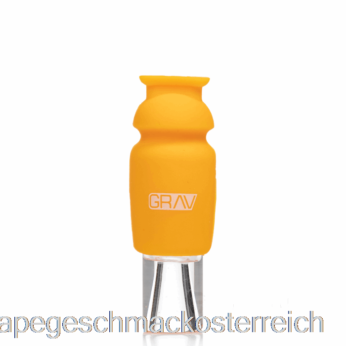 Grav Silikonbeschichteter Glaskrücken Senfgelber Vape-Geschmack